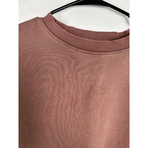 TNA Women's Brown Crewneck Sweatshirt Long Sleeve Size 2 Relaxed Fit - Picture 12 of 13